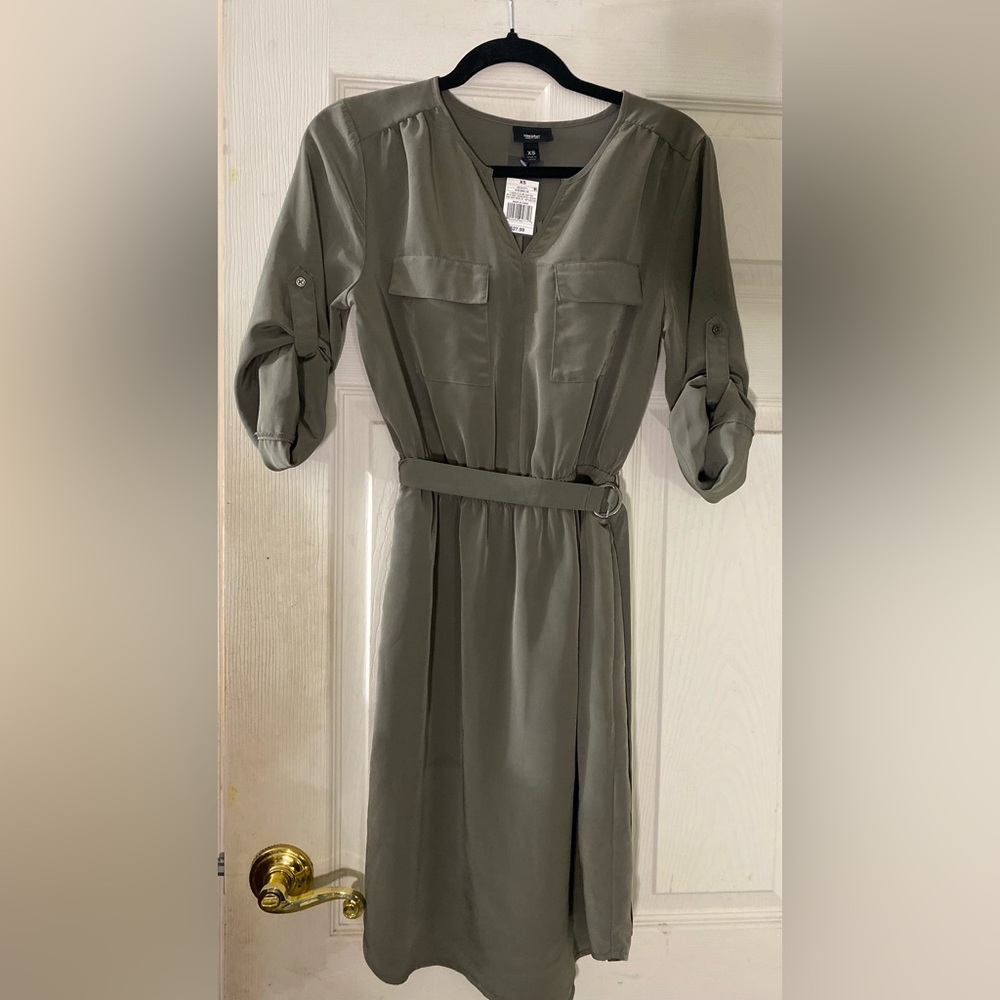 🟢NEVER WORN | Mossimo Dress | XS | Olive Green